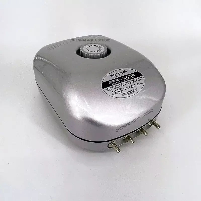 Hailea ACO 9610Super Silent Adjustable 4 Way Air Pump 10W