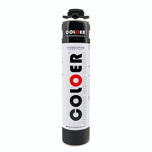 Aquarium Landscape Aquascape COLOER Polyurethane Foam Adhesives for Aquarium and Ecological Landscape (900 Ml Grey)  (Spray Foam)