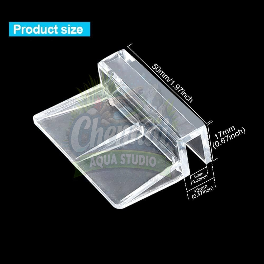 Acrylic Aquarium Cover Clips – Pack of 6