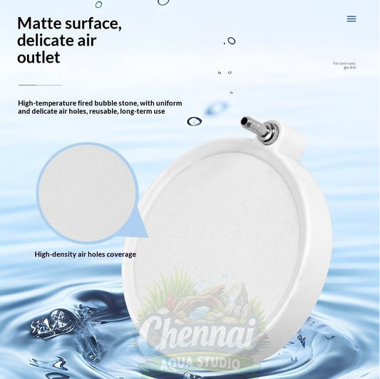 Round Air Stone Disc 5 CM  Bubble Diffuser for Aquarium Fish Tank