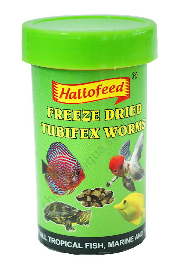 Hallofeed Freeze Dried Tubifex Worms