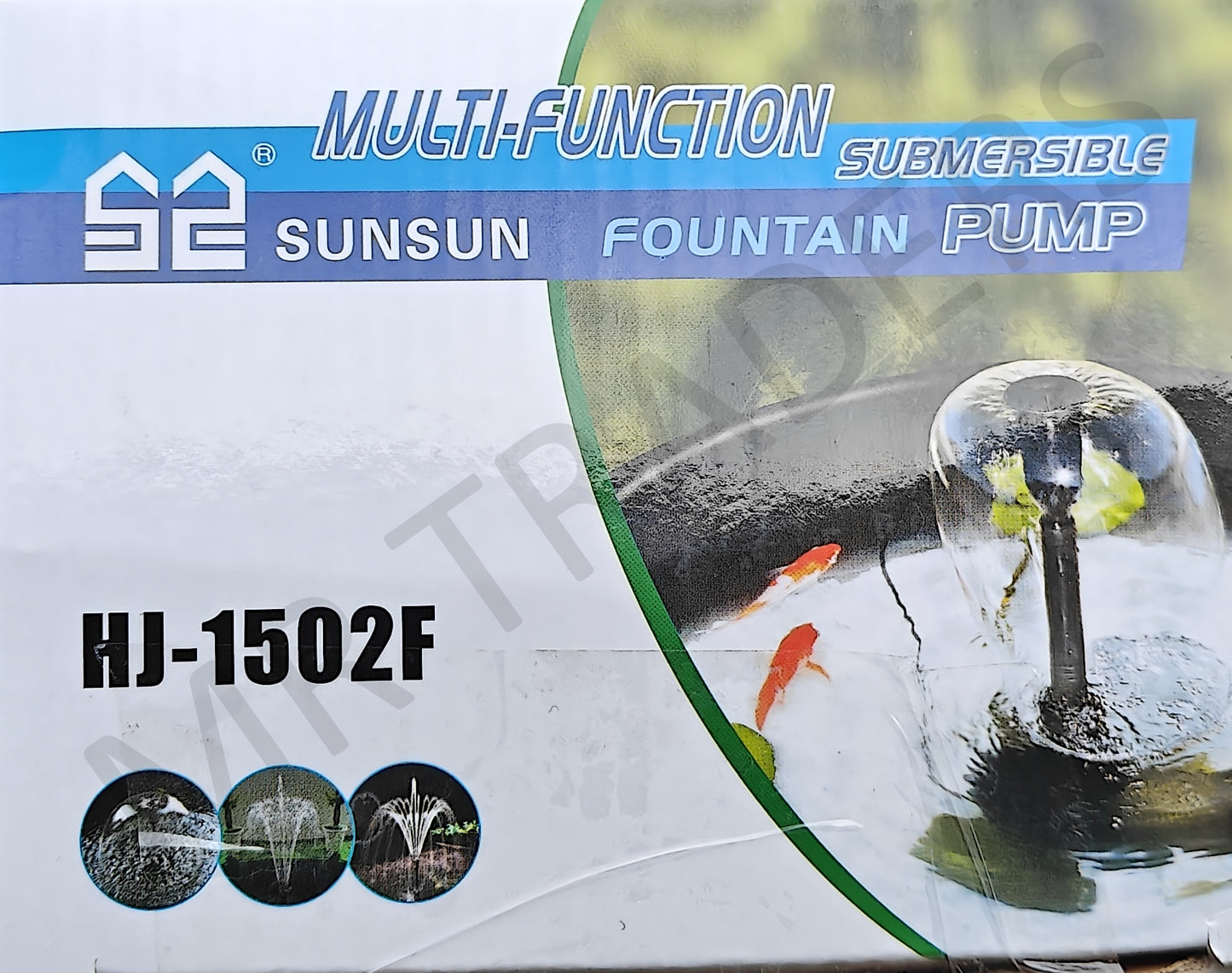 SUNSUN - HJ-1502F  SUBMERSIBLE FOUNTAIN PUMP & FILTER PUMP
