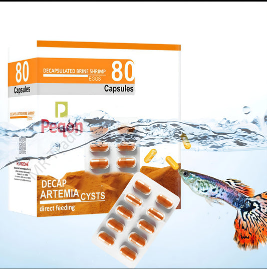 Peqon Shell-Free Decapsulated Brine Shrimp – Ready-to-Feed, High Protein for Fish
