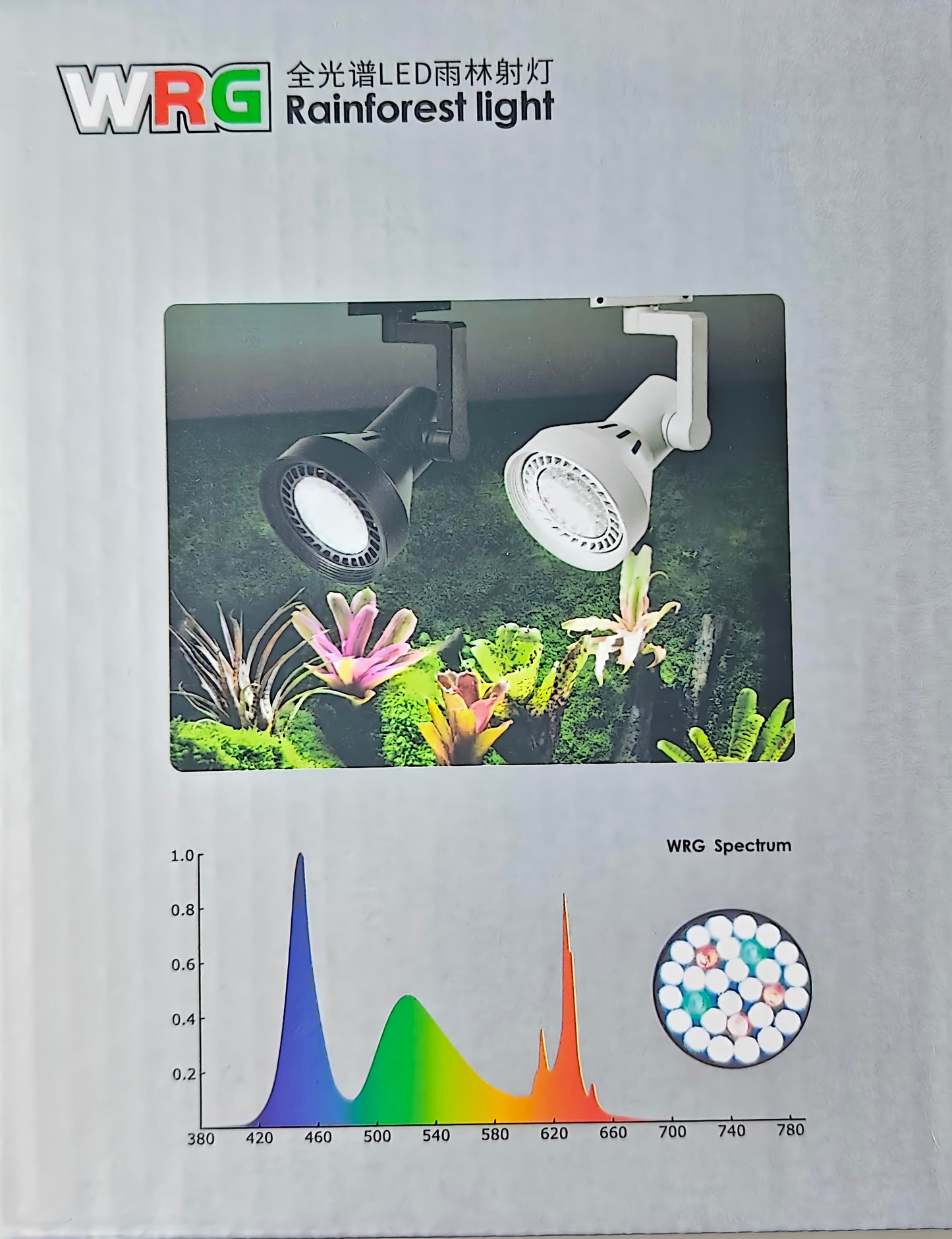 Multi-Use 35W Full Spectrum LED Light – For Fish Tanks, Terrariums & Display Lighting