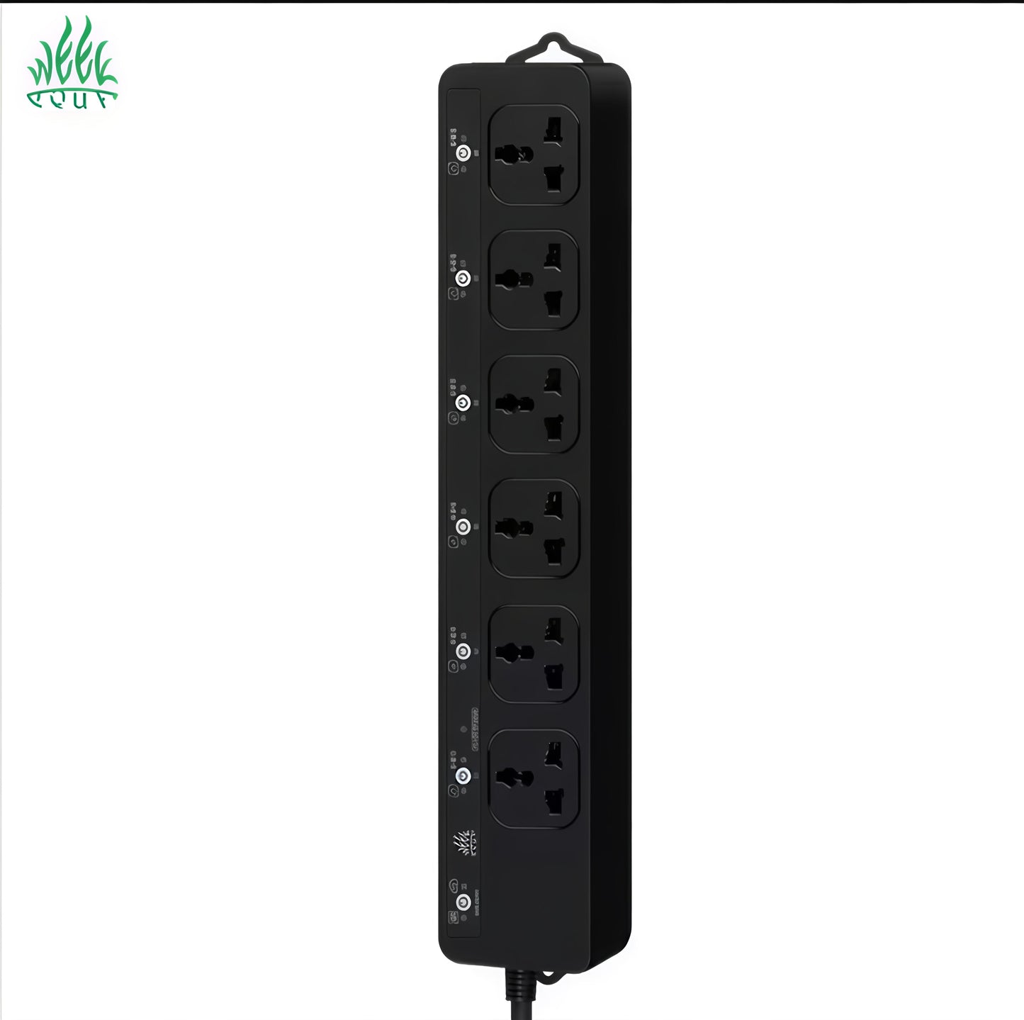 Week Aqua Bluetooth Smart Power Plug APP Controlled Aquarium Lighting Filter CO2 Timing, 6 Way Outlets with EU/UK/US/AU Sockets