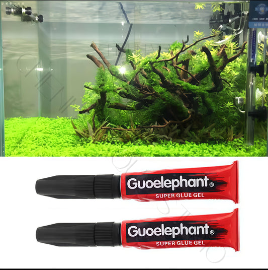 Aquascaping Glue BLACK color gel - 4 Gm (Pack of 2)