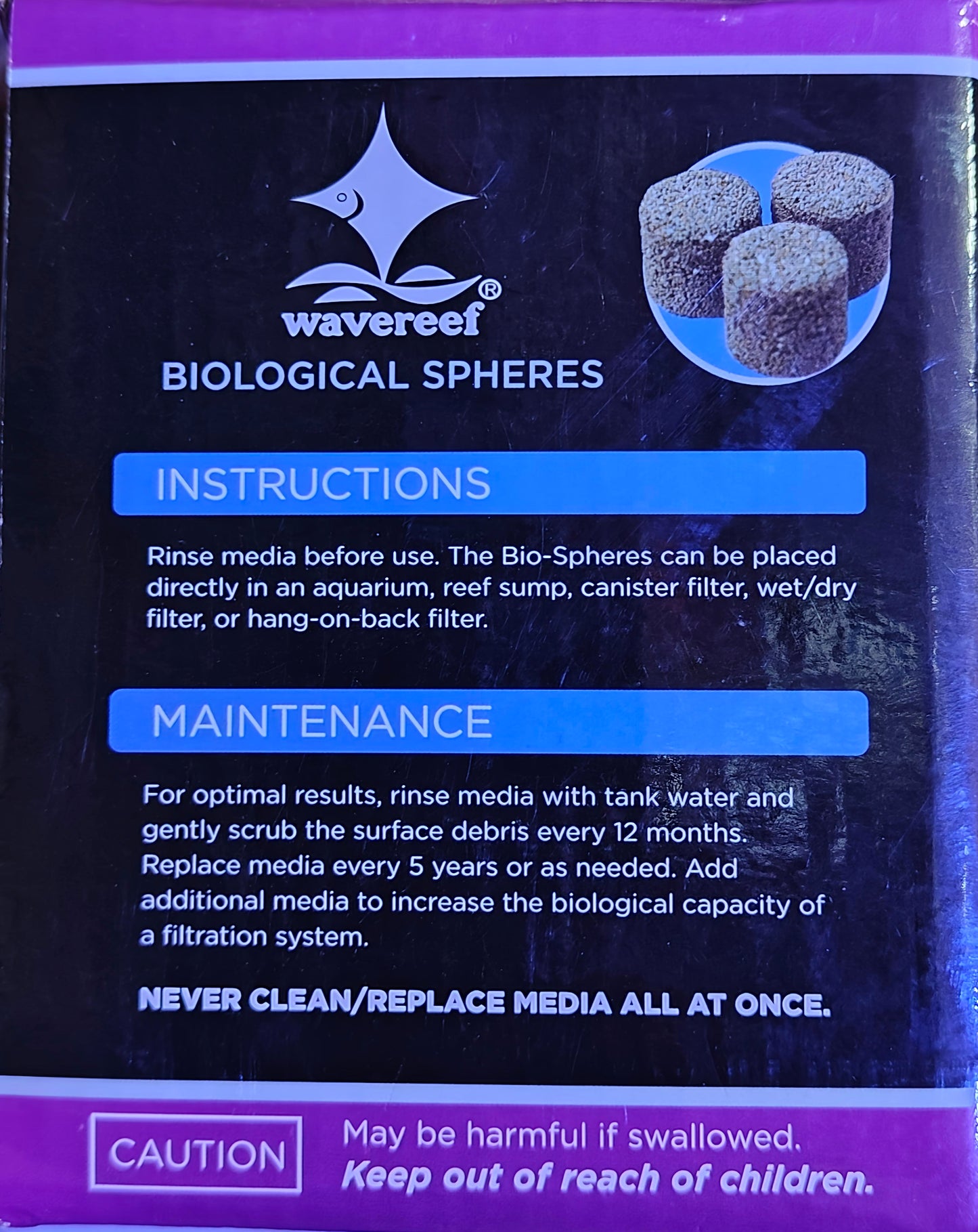 BIO-Spheres Biological filteration 1KG (145-3/5in Spheres) Treats up to 750gal