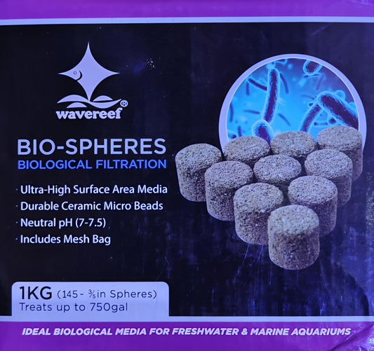 BIO-Spheres Biological filteration 1KG (145-3/5in Spheres) Treats up to 750gal