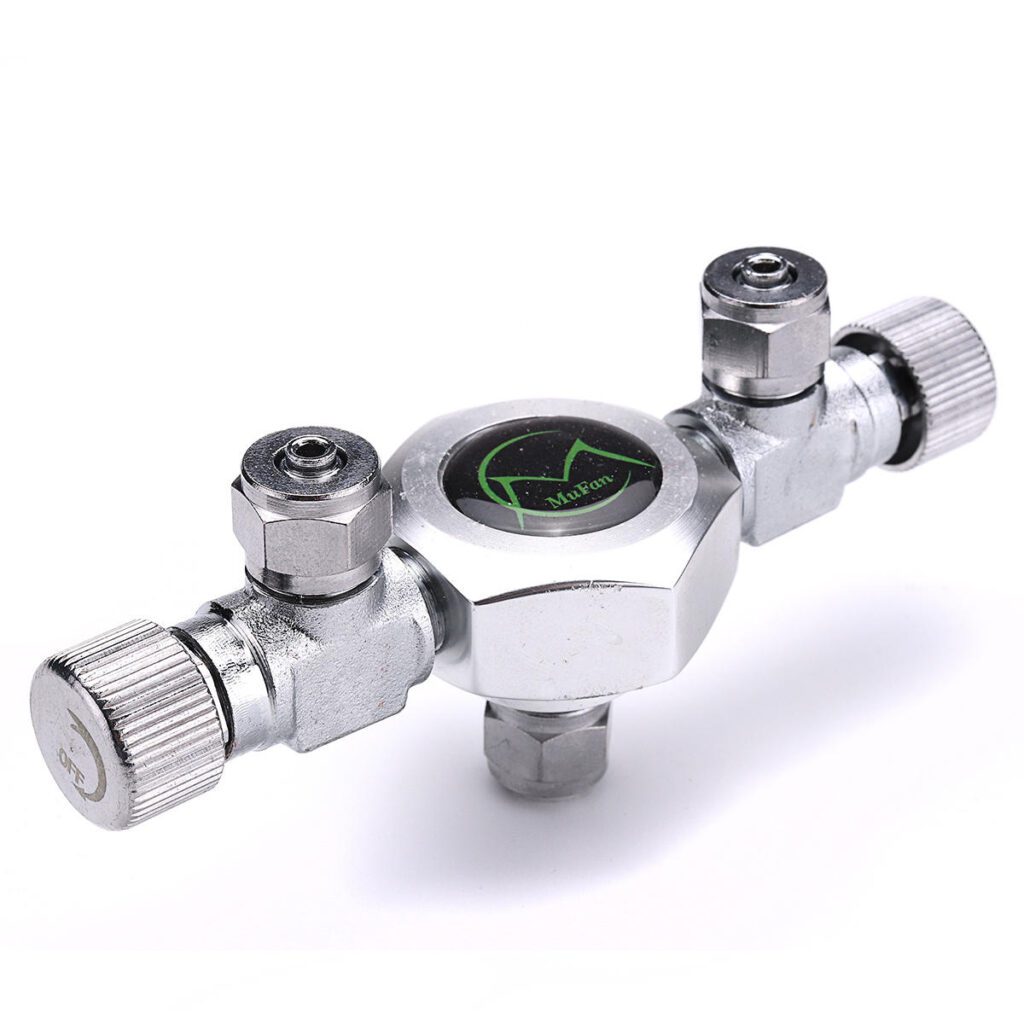 Mufan CO2 Splitter with needle Valve | 2 Way | 3 Way | 4 Way | 6 Way