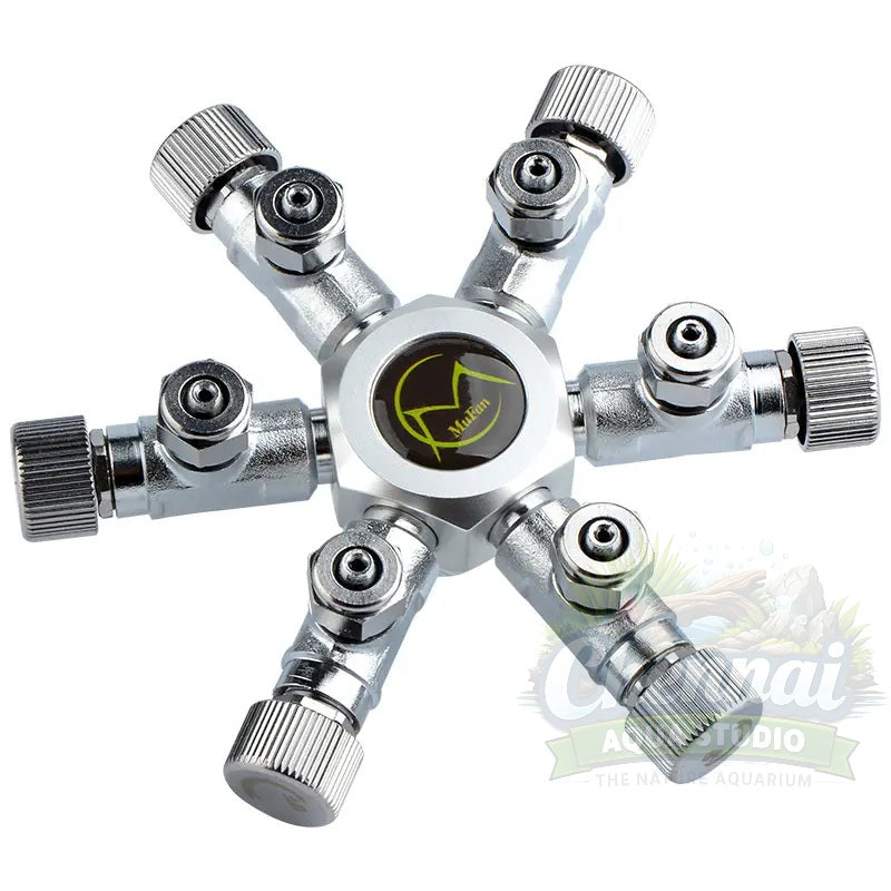Mufan CO2 Splitter with needle Valve | 2 Way | 3 Way | 4 Way | 6 Way