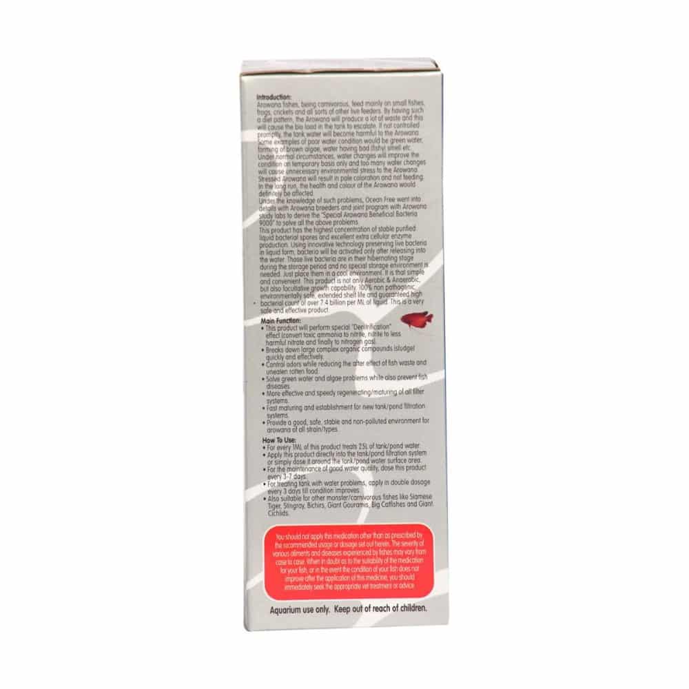 OceanFree Arowana Beneficial Bacteria 9000 (9) – 150 Ml