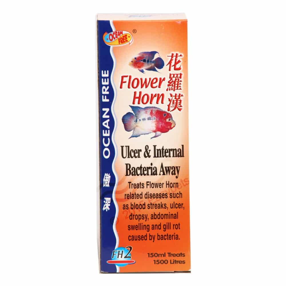 OceanFree Flower Horn Ulcer and Internal bacteria away (FH2) – 150 Ml