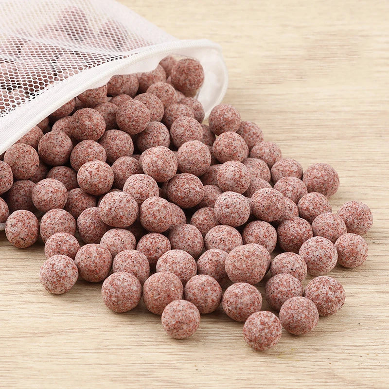 Aquarium Filter Media Red Ceramic Nano Ball with Free Mesh Bag 500GM