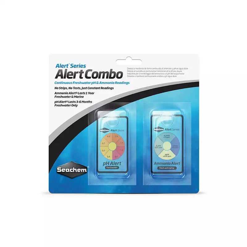 Seachem Alert Combo Pack (Ph + Ammonia) 1 Year – New Pack !