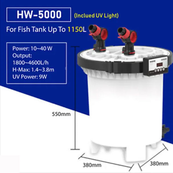 SunSun HW 5000 Canister Filter with UV