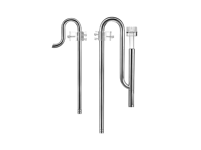 Mufan Stainless Steel Lily Pipe Set with Surface Skimmer, Inflow and Outflow for Aquarium Canister Filter - Removes Surface Scum Pipe for Planted Tank