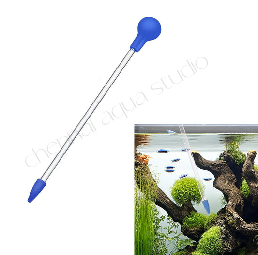 Aquarium Coral Feeder Dropper – Acrylic Long Tube Pipette for Target Feeding, Liquid Fertilizer & Waste Removal (Saltwater & Freshwater) 35cm