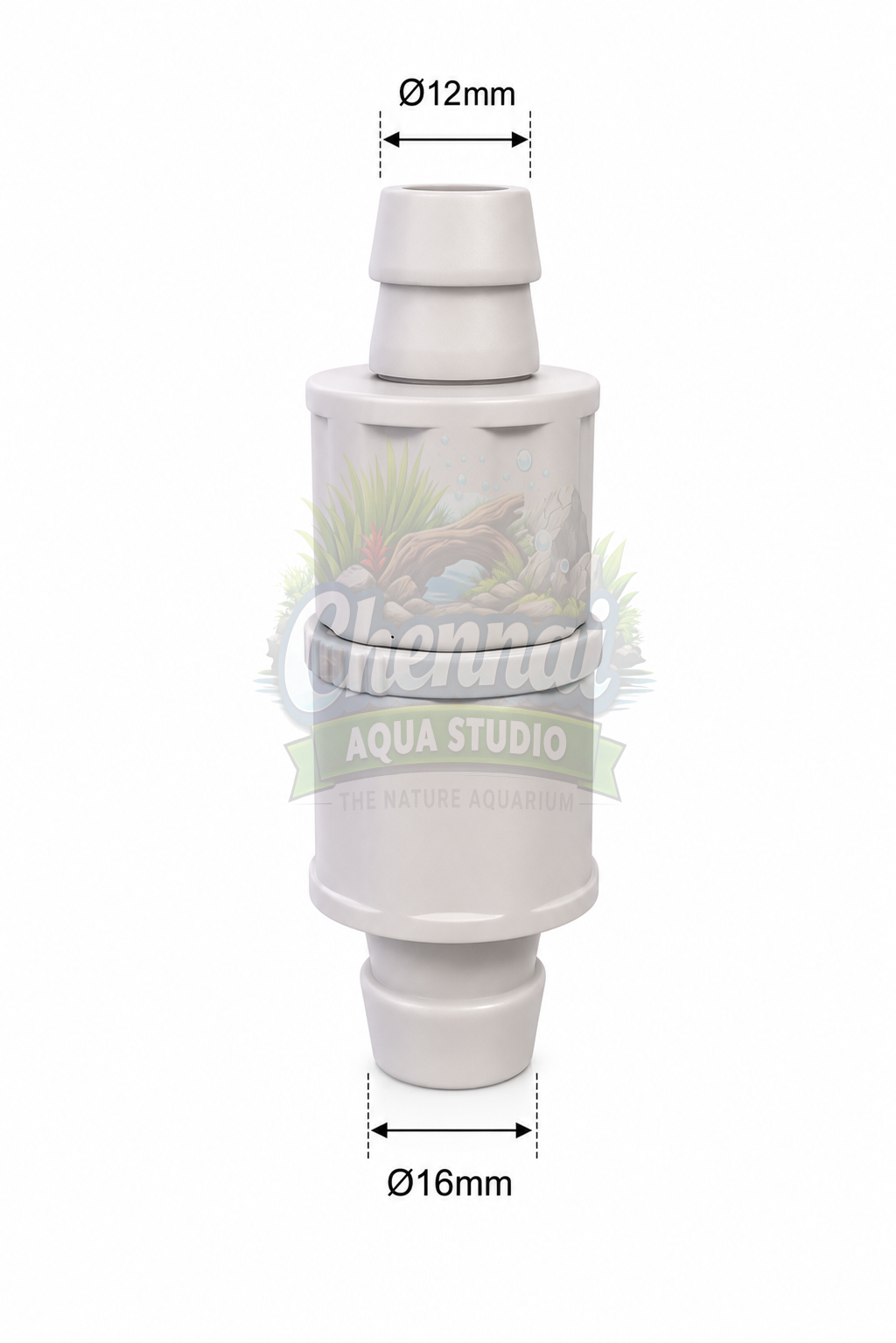 Aquarium Hose Connector Adapter 12mm to 16mm | Filter Reducer (1psc)
