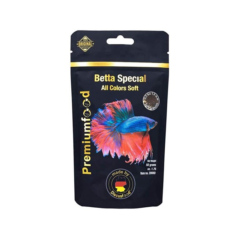 DISCUS FOOD Betta Special All Colors Soft 50Gm