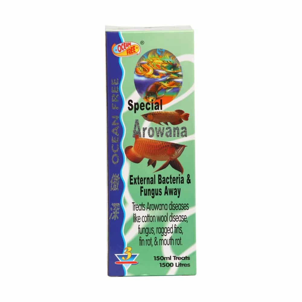 OceanFree Arowana External Bacteria & Fungus Away (3) 150ml