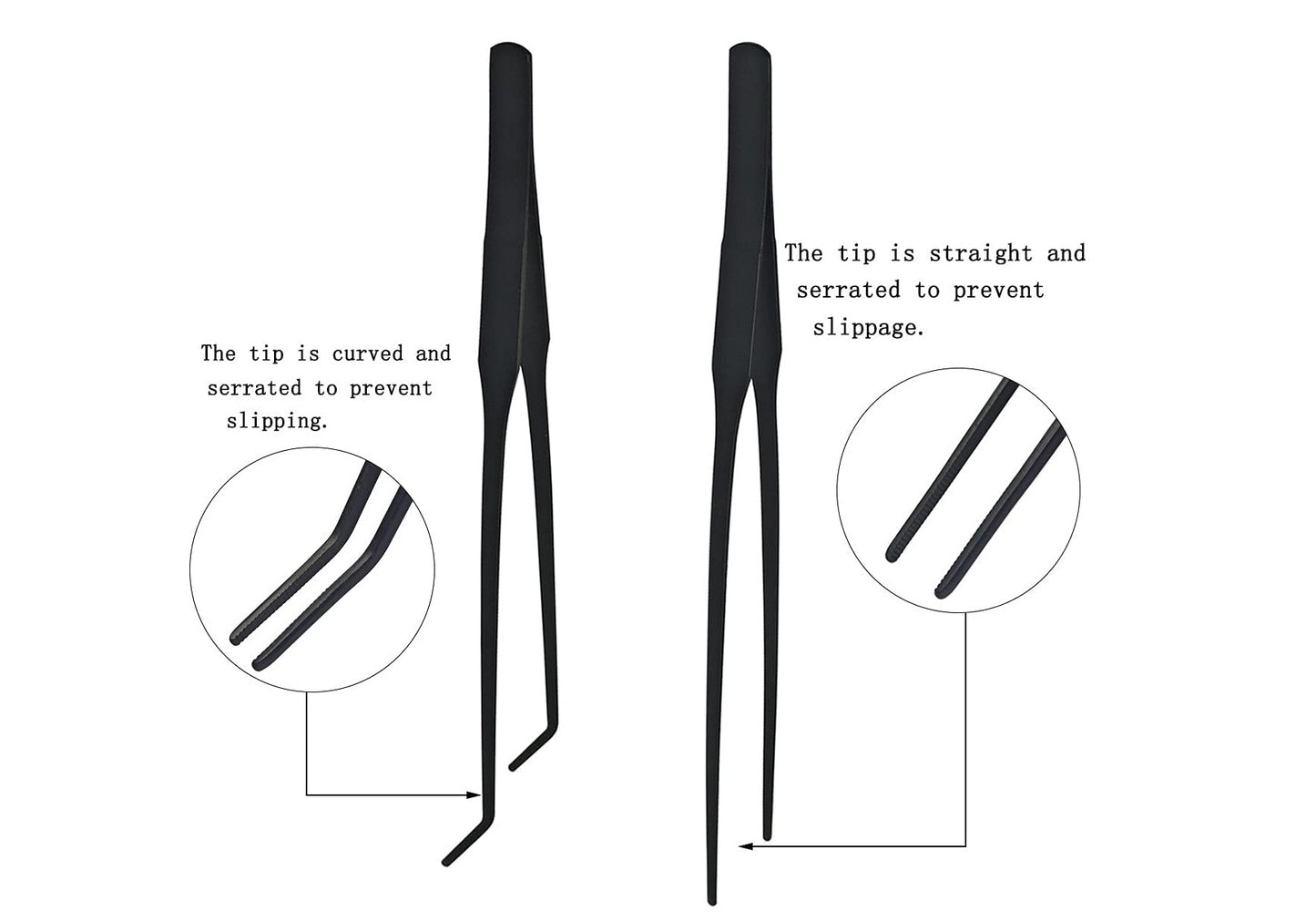 Black Tweezers 27cm/10.6 inches