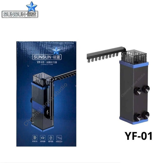 SunSun YF 01 Surface Cleaner Eco-Friendly Patented Oil Film Removal Oxygenation Purifier for Aquariums & Small Fish Tanks