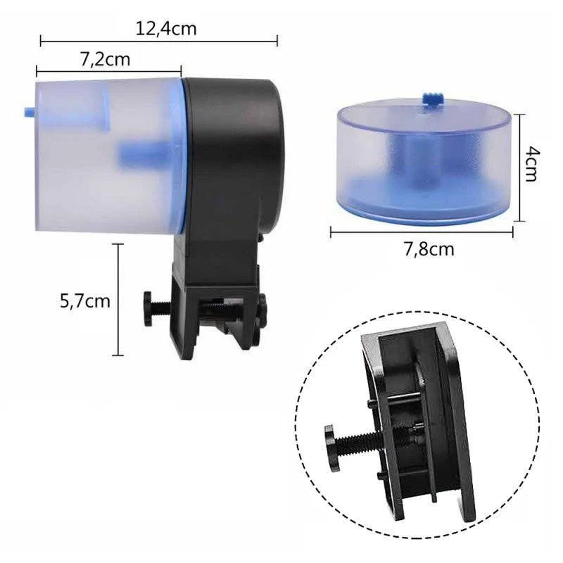 Sunsun Automatic Fish Feeder Intelligent Adjustable Timing (12Hrs and 24Hrs) (AK-01S)